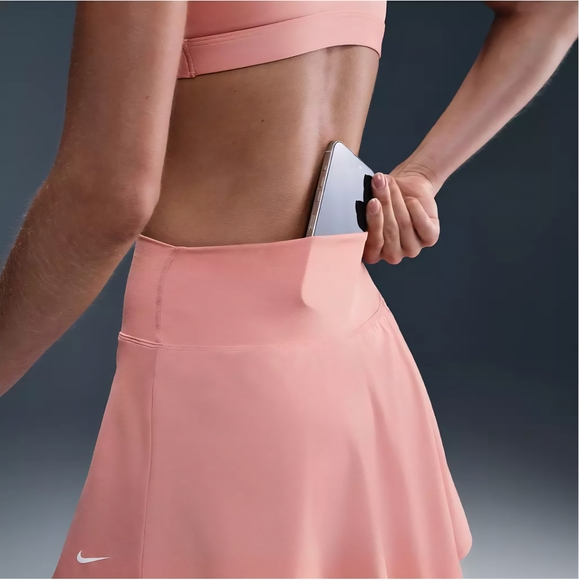 Nike One Dri-Fit Skort In Rust Pink,  NWT - Picture 6 of 7